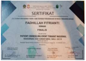 Prodi Farmasi UBP Karawang Mengirimkan Perwakilan Mahasiswa Sebagai Finalis Patient Counceling Event 2019
