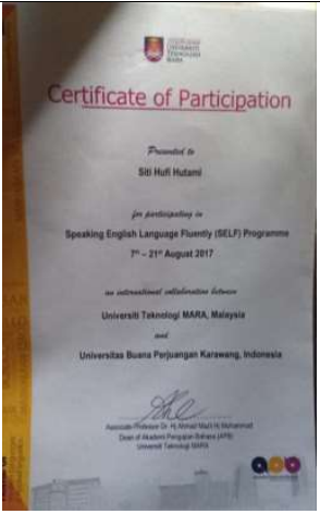 Program Pertukaran Mahasiswa Dengan UiTM Malaysia