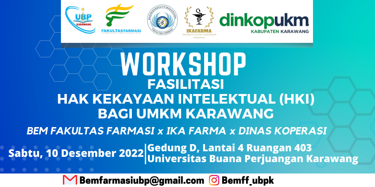 Workshop Fasilitasi Hak Kekayaan Intelektual (HKI)Bagi UMKM Karawang