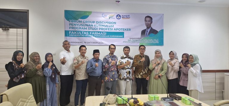 Forum Group Discussion (FGD) Penyusunan Kurikulum PSPPA Fakultas Farmasi UBP Karawang